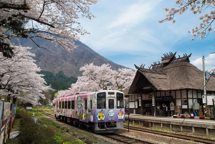 Yunokami Onsen In Spring