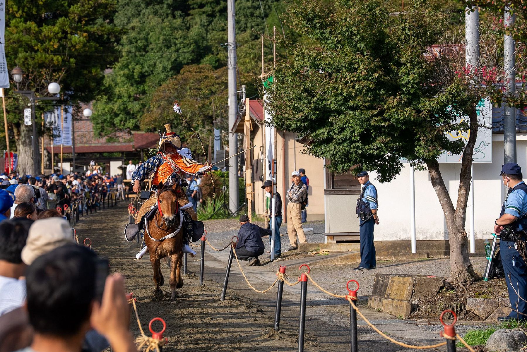 Yabusame (Horseback Archery) in Furudono Town